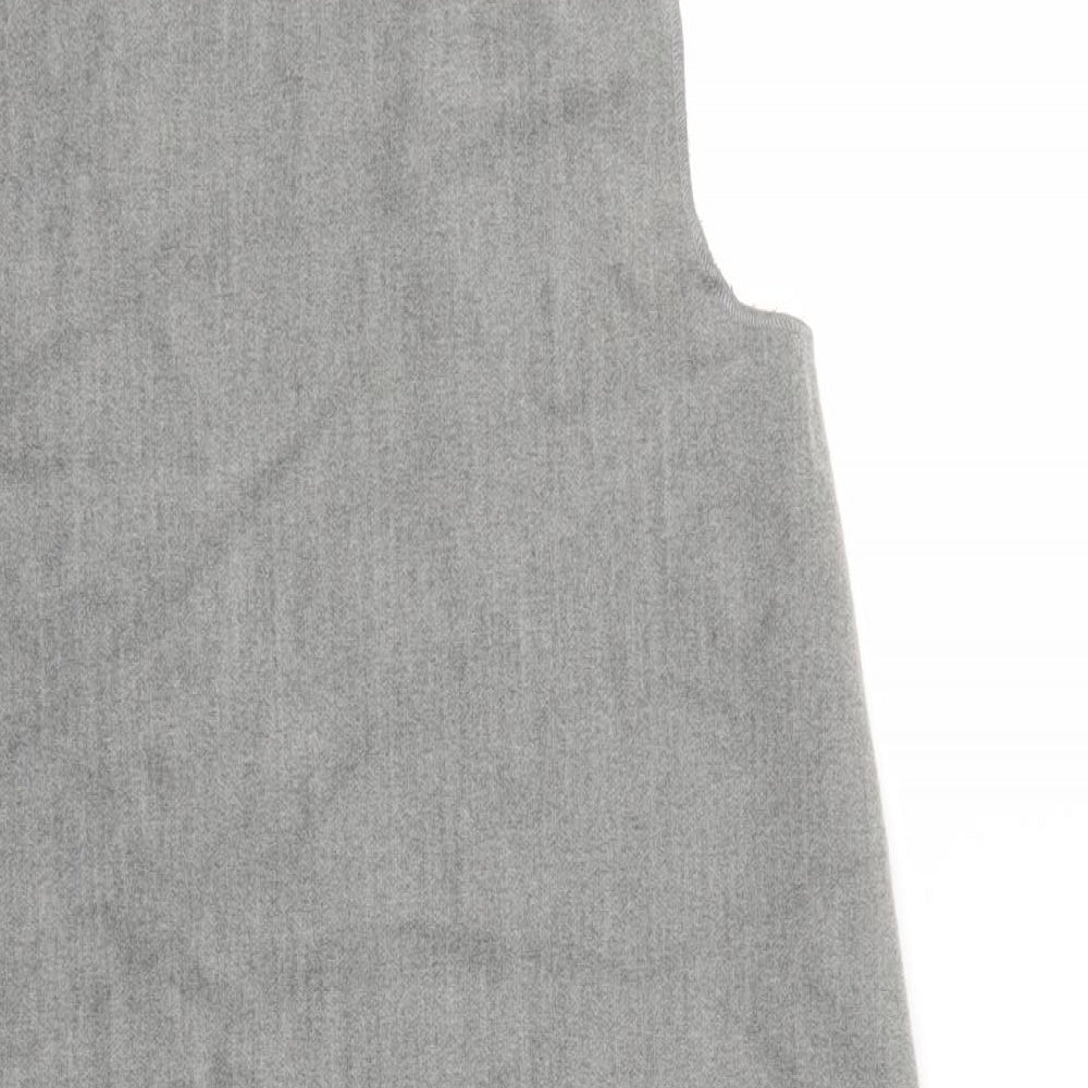 New Look Womens Grey   Overcoat Jacket Size M