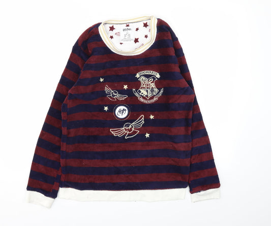 Primark Girls Multicoloured Striped  Top Pyjama Top Size S