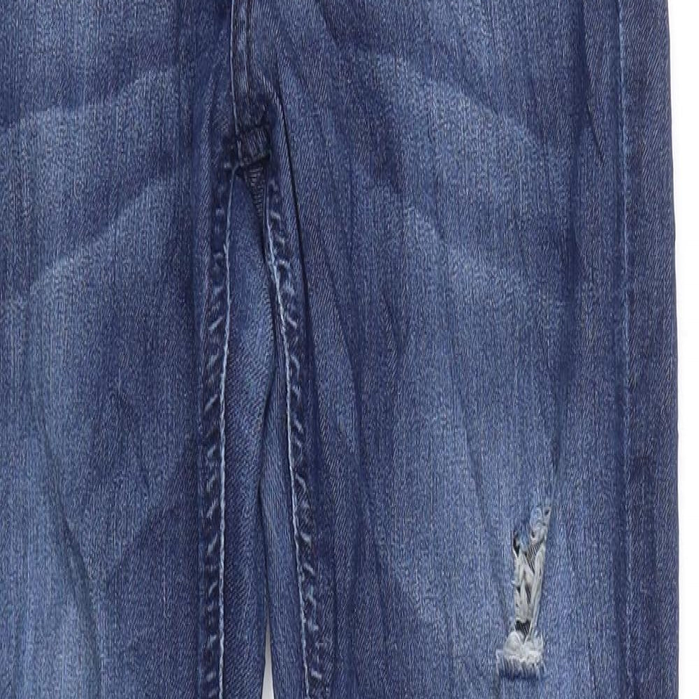 H&M Womens Blue  Denim Skinny Jeans Size 10 L30.5 in