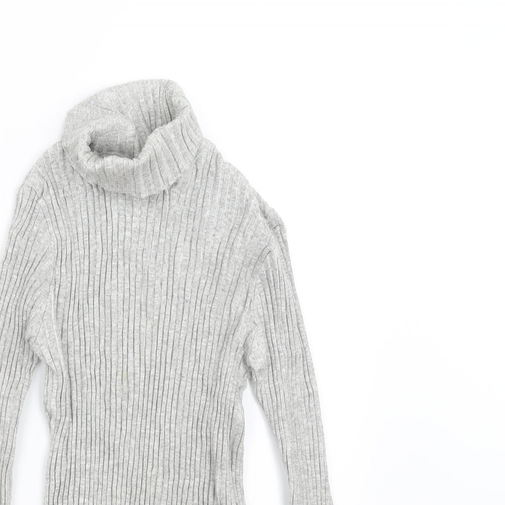 Zara Girls Grey   Pullover Jumper Size 9-10 Years