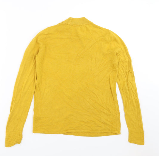 Bonmarché Womens Yellow  Knit Pullover Jumper Size 12