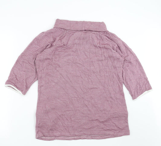 Luca Vanucci Womens Purple   Pullover Jumper Size XL