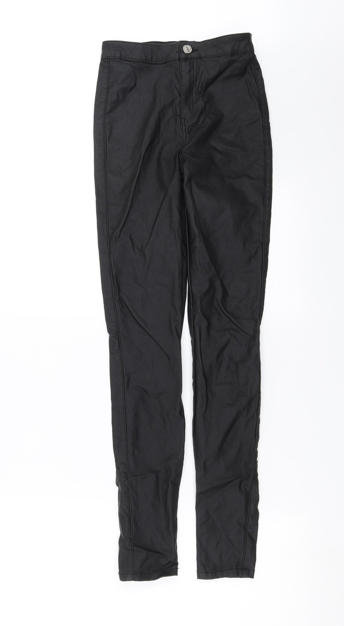 Missguided Womens Black   Trousers  Size 8 L28 in