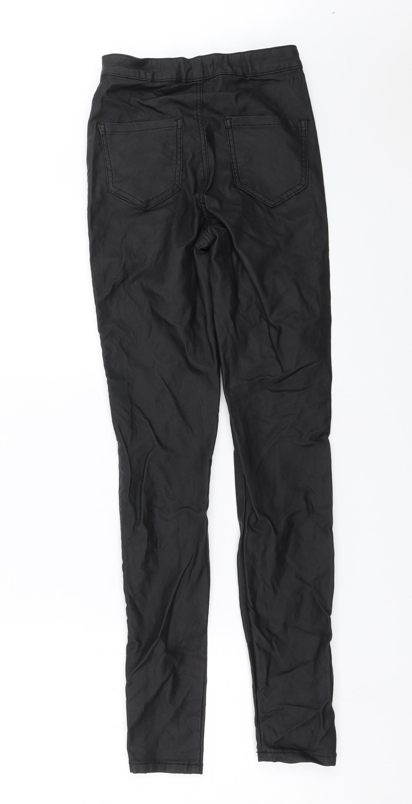 Missguided Womens Black   Trousers  Size 8 L28 in