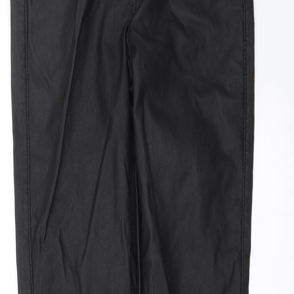Missguided Womens Black   Trousers  Size 8 L28 in