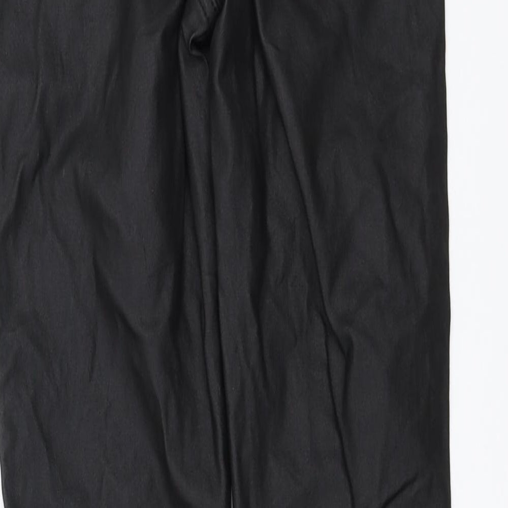 Missguided Womens Black   Trousers  Size 8 L28 in