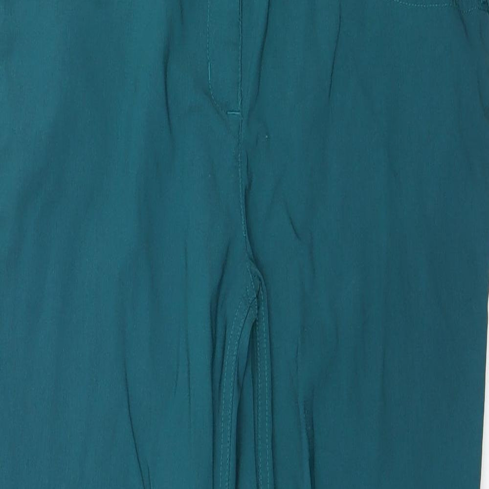 Papaya Womens Green   Capri Trousers Size 33 in L24 in
