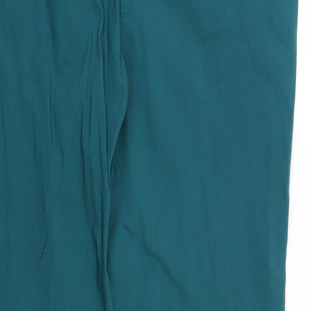 Papaya Womens Green   Capri Trousers Size 33 in L24 in