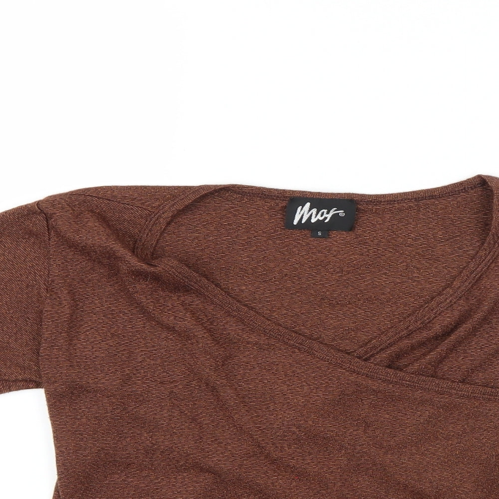 Maf Womens Brown   Pullover Sweatshirt Size S
