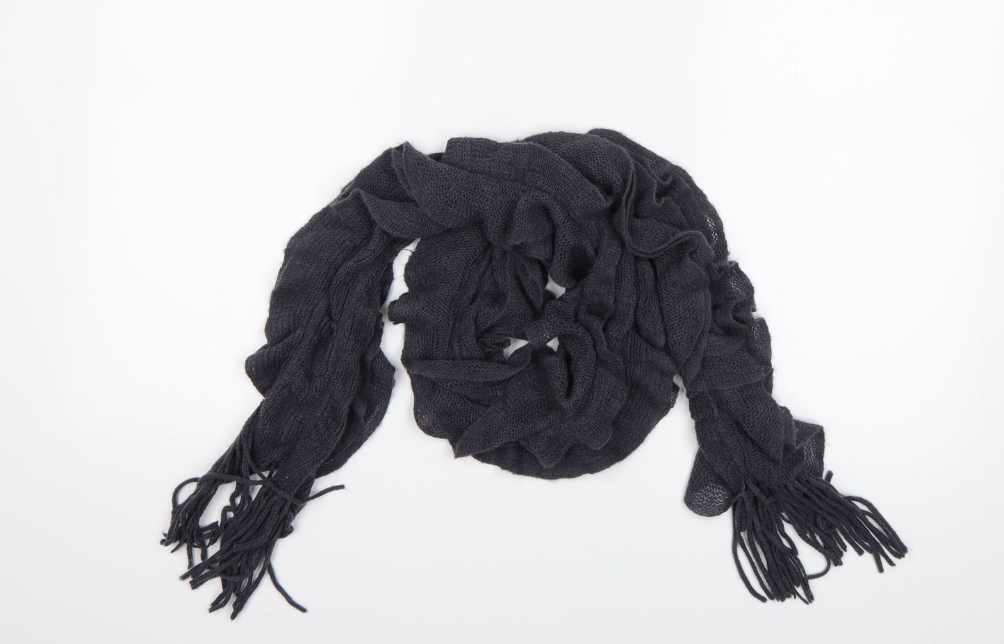 Preworn Womens Blue  Knit  Scarf