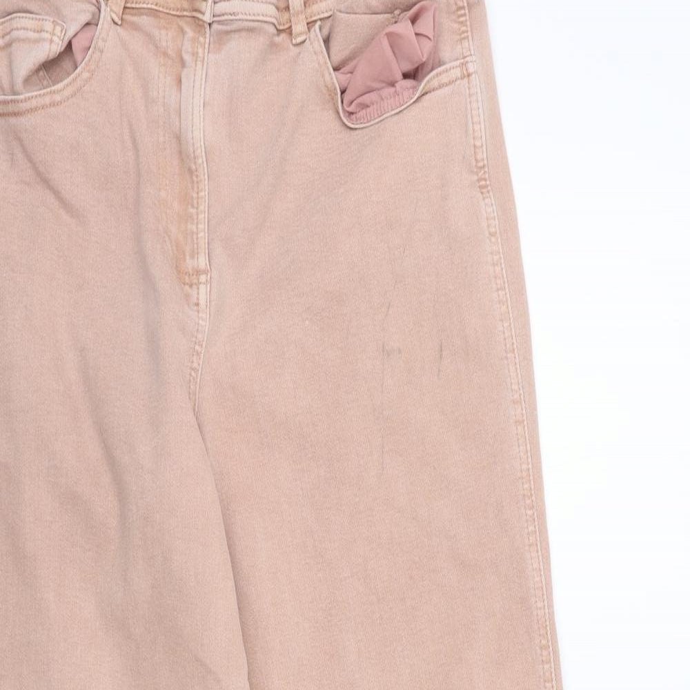 NEXT Womens Pink   Trousers  Size 14 L24 in - washable mark