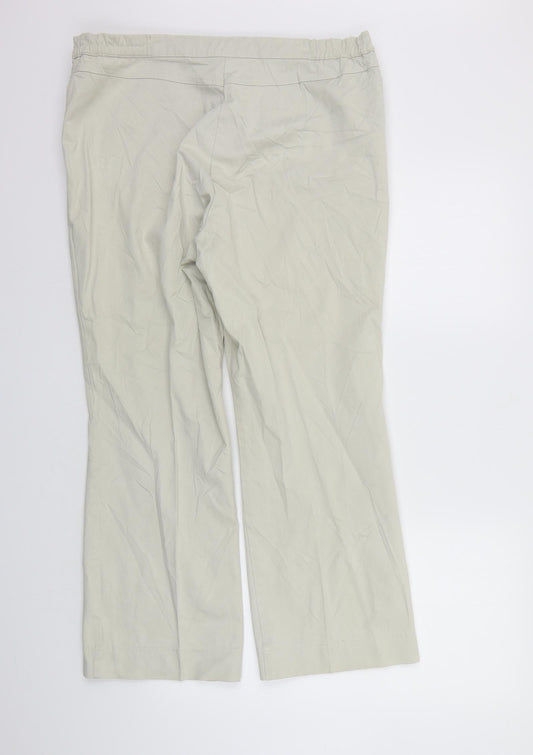Magi Fit Womens Beige   Trousers  Size 16 L27 in - washable mark