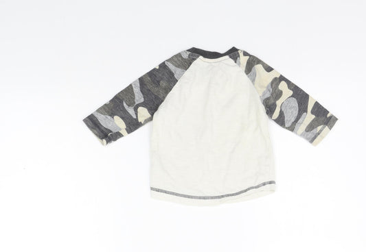 NEXT Boys Grey   Basic T-Shirt Size 6-9 Months  - amaze
