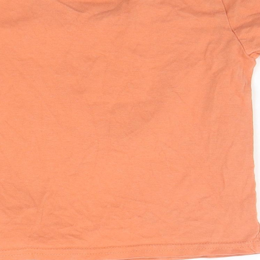 Primark Girls Orange   Basic T-Shirt Size 18-24 Months  - MONKEY