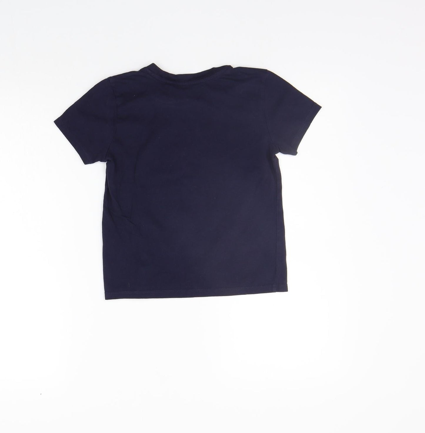 Primark Girls Blue   Basic T-Shirt Size 5-6 Years