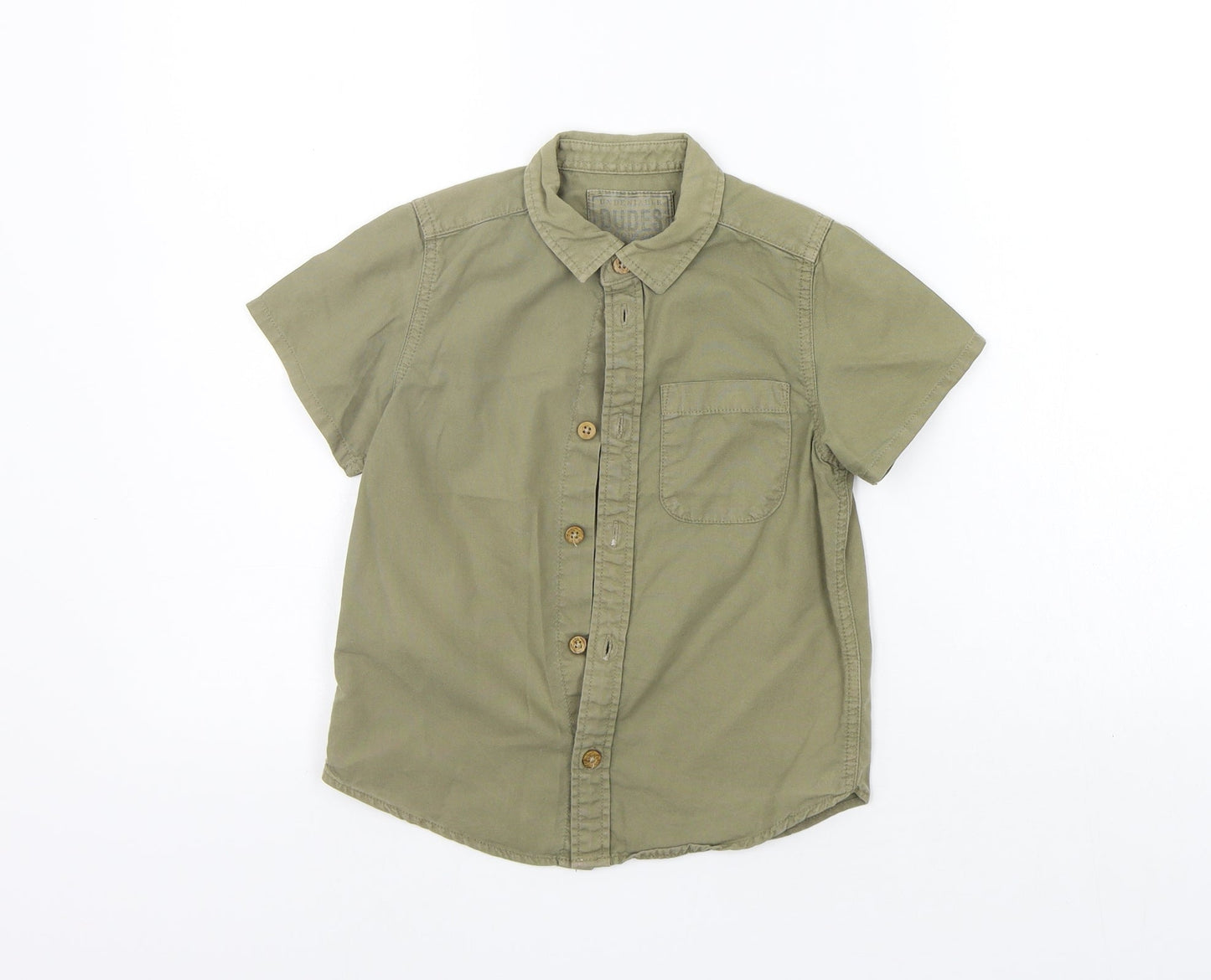 Matalan Girls Green   Basic Button-Up Size 6 Years