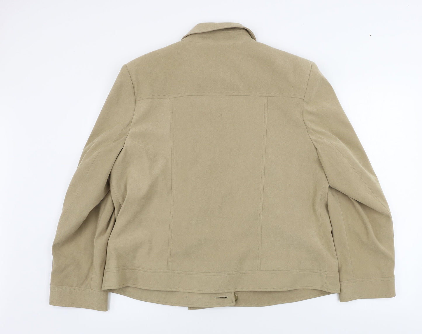 yours  Womens Beige   Jacket Coat Size 18