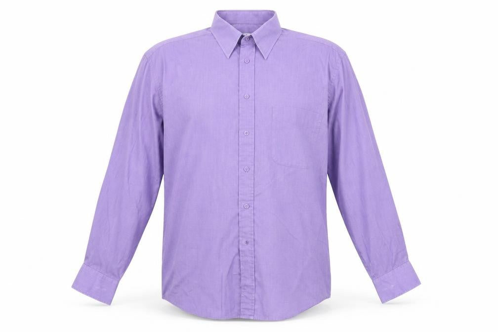 Essentials  Mens Purple    Button-Up Size 16
