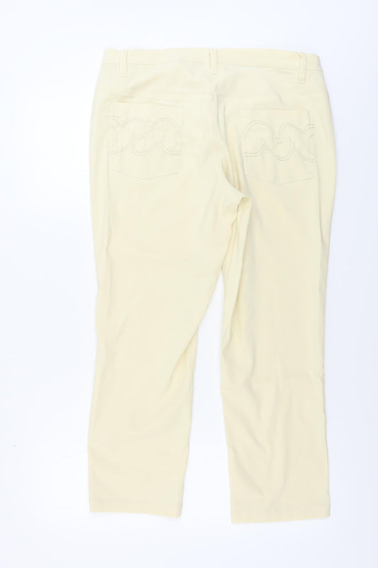 BPC    Womens Ivory   Trousers  Size 16 L23 in