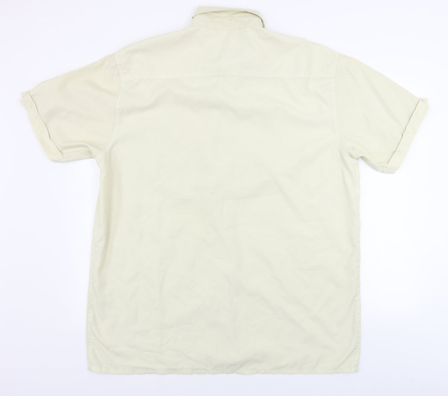 Pod Mens Beige    Button-Up Size XL