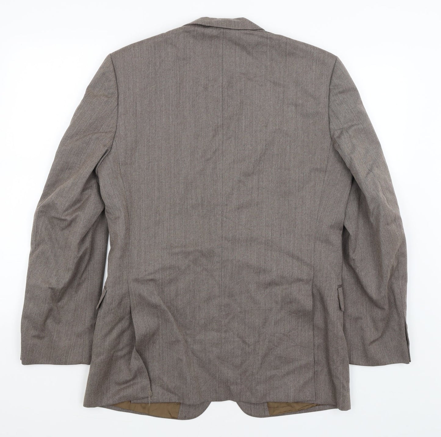 St Michael Mens Brown   Jacket Blazer Size M