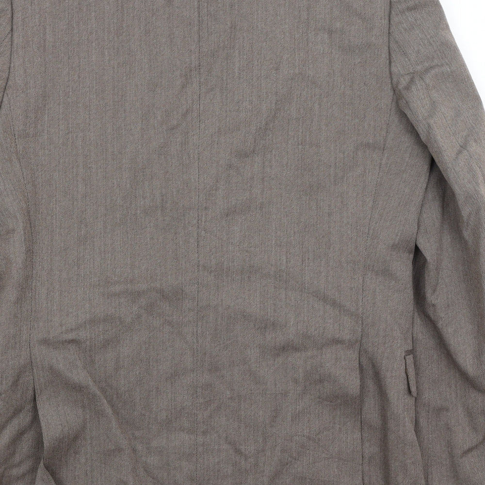 St Michael Mens Brown   Jacket Blazer Size M