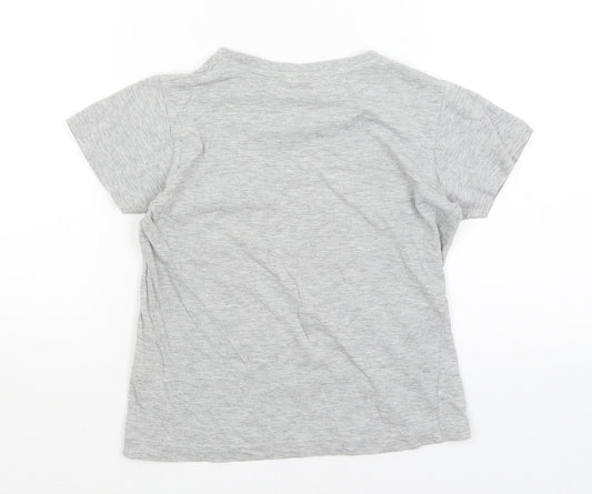 Urban Outlaws Boys Grey   Basic T-Shirt Size 7-8 Years  - Looking Sharp
