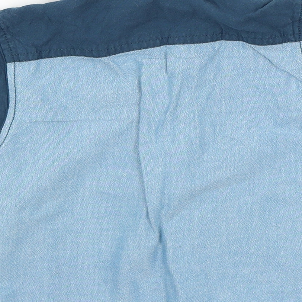 Prince Charming Baby Blue   Basic Button-Up Size 18-24 Months