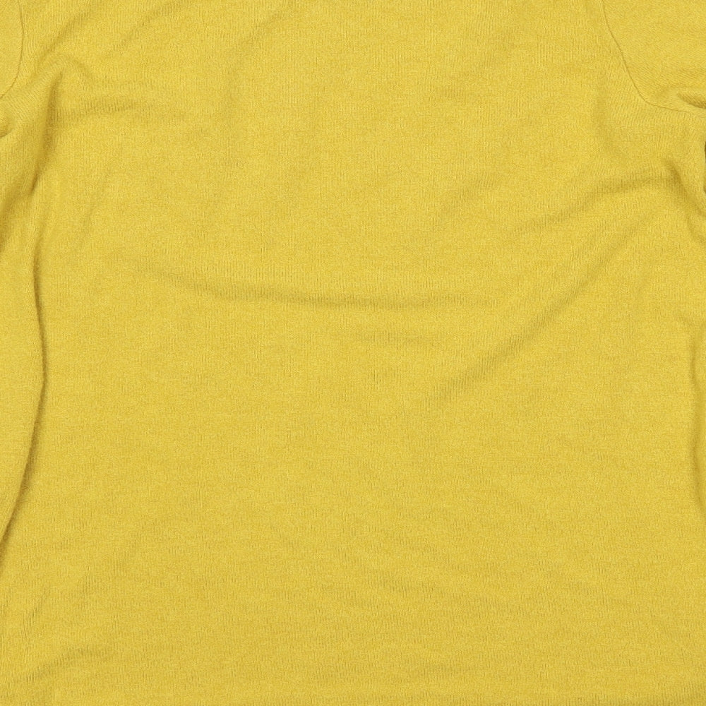 NEXT Womens Yellow   Pullover Jumper Size 10