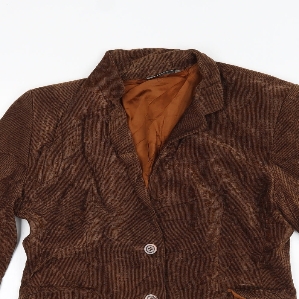 Marks and Spencer Womens Brown   Gilet Jacket Size 10