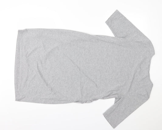 EAC Womens Grey   T-Shirt Dress  Size 14