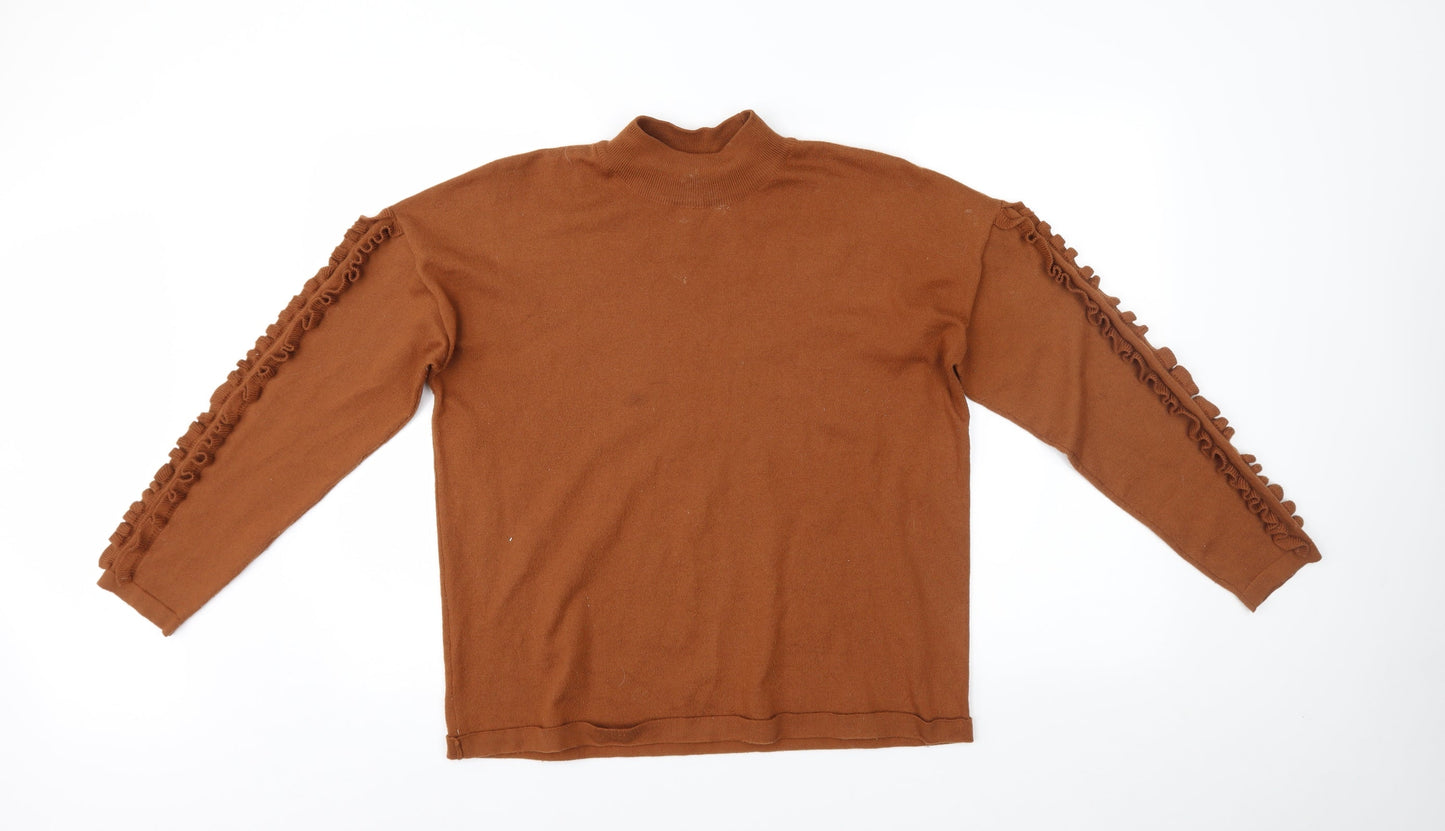 Papaya Womens Brown   Pullover Jumper Size L