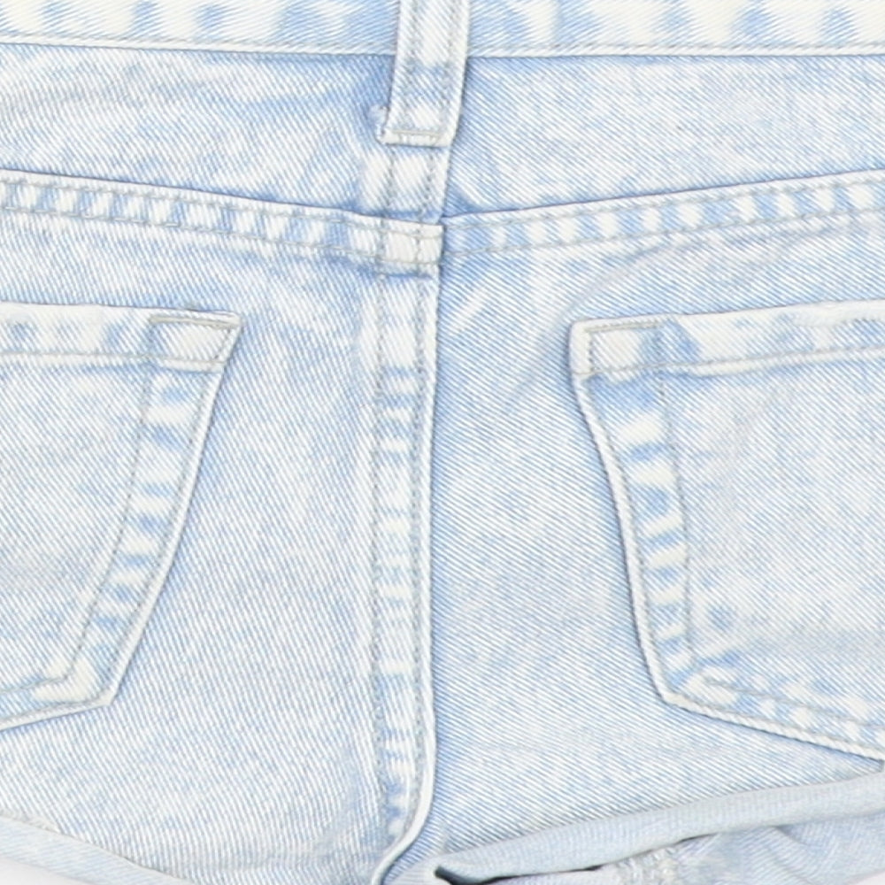 FOREVER 21 Womens Blue  Denim Hot Pants Shorts Size 24 in