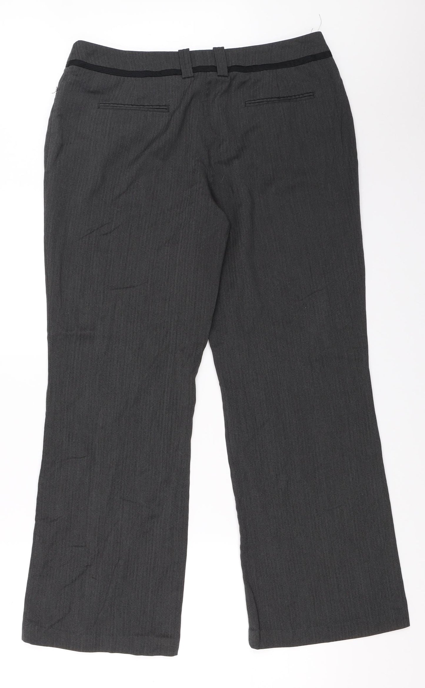 NEXT Womens Grey   Trousers  Size 14 L29 in