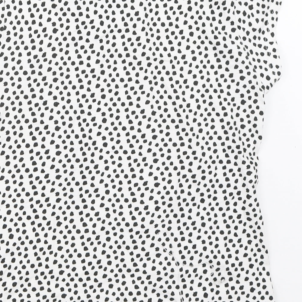 George Girls White Solid  Top Pyjama Top Size 9-10 Years