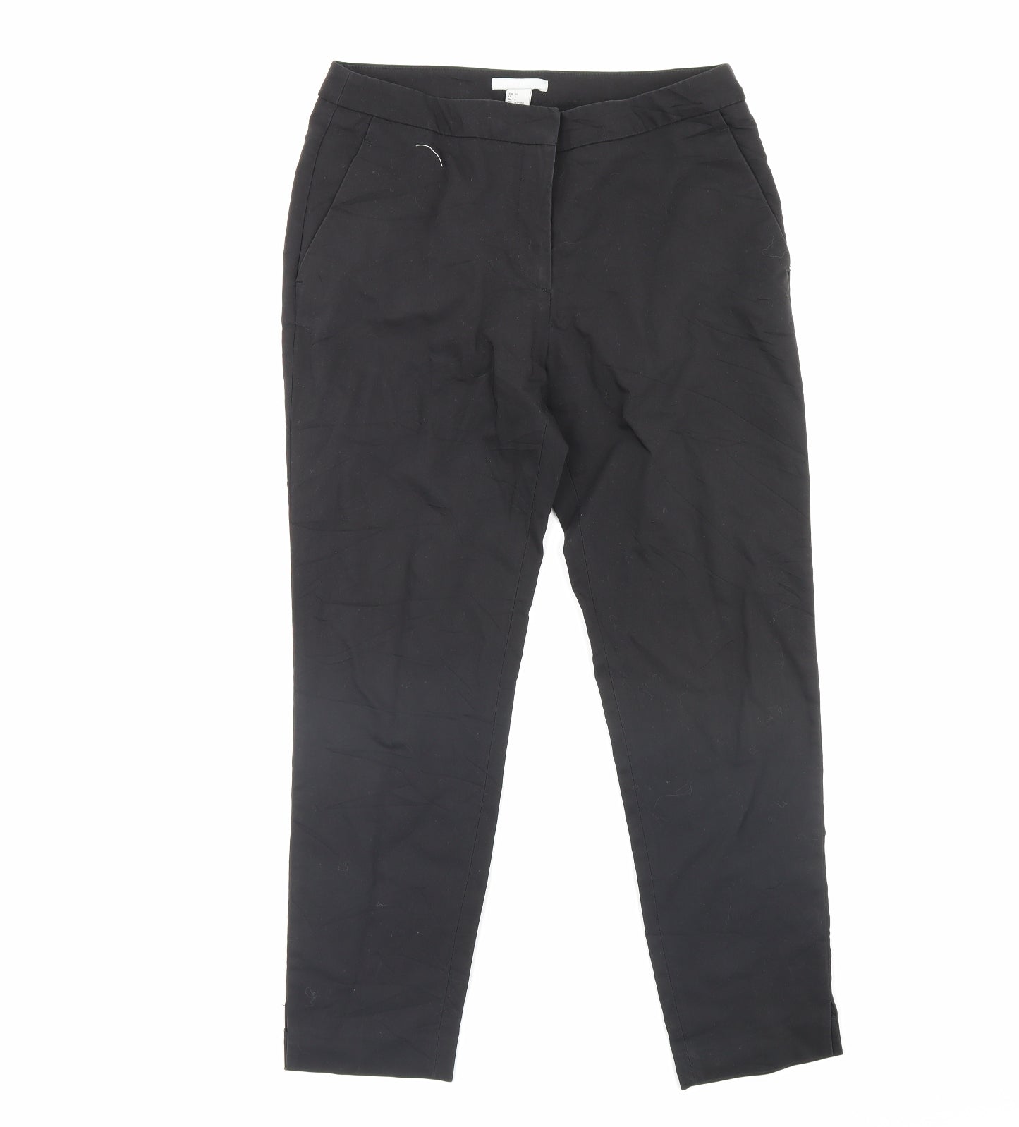 H&M Womens Black   Dress Pants Trousers Size 8 L25 in