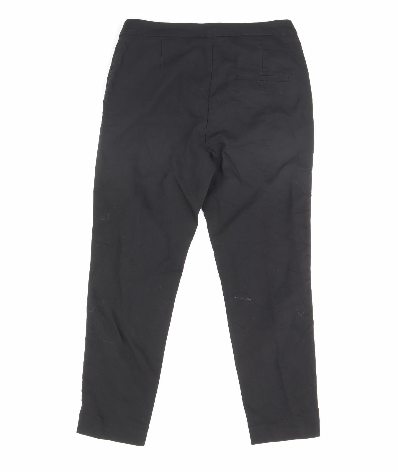 H&M Womens Black   Dress Pants Trousers Size 8 L25 in