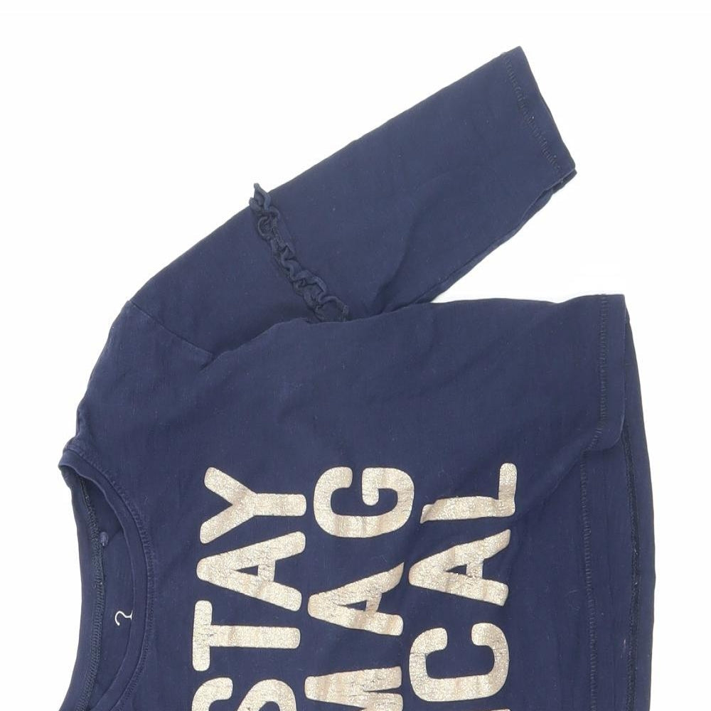 NEXT Girls Blue   Basic T-Shirt Size 3 Years