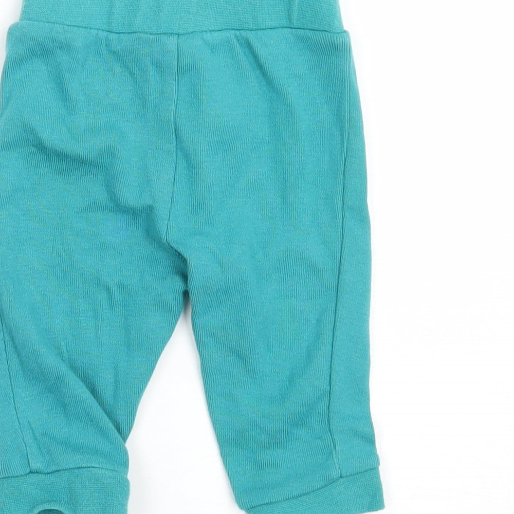 John Lewis Boys Green   Jogger Trousers Size 0-3 Months