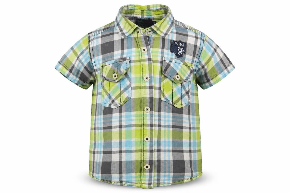 BOY SHOP Boys Multicoloured Check  Basic Button-Up Size 4 Years