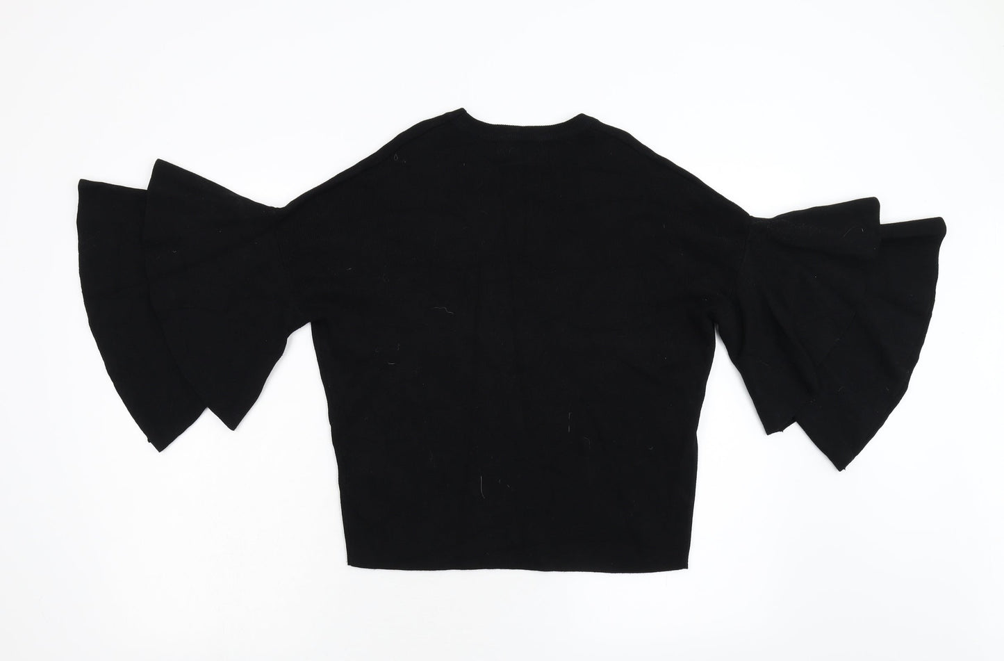 New Look Womens Black  Knit Pullover Jumper Size 10
