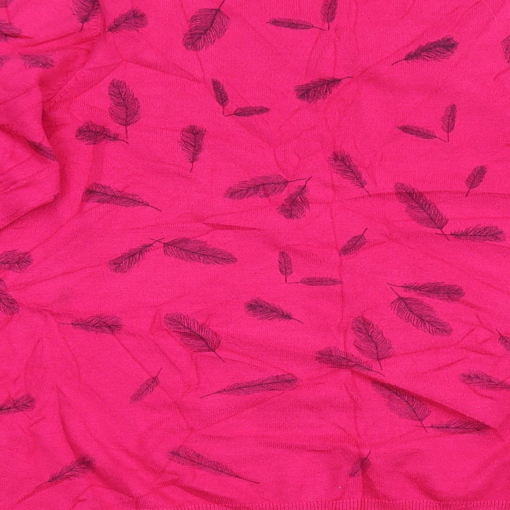 Signature Womens Pink  Knit Pullover Jumper Size XL