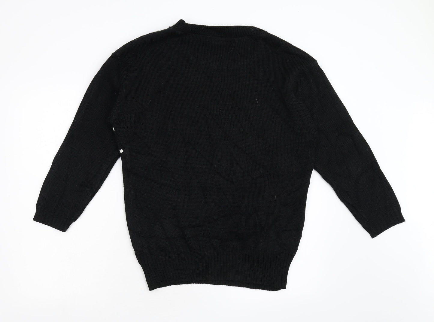 Oyisis Womens Blue  Knit Pullover Jumper Size M  - Penguin