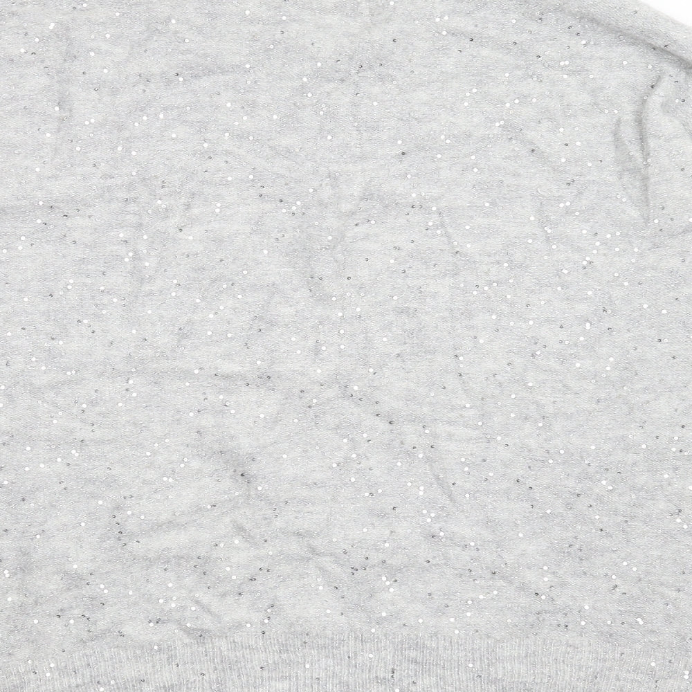 NEXT Womens Grey  Knit Pullover Jumper Size M