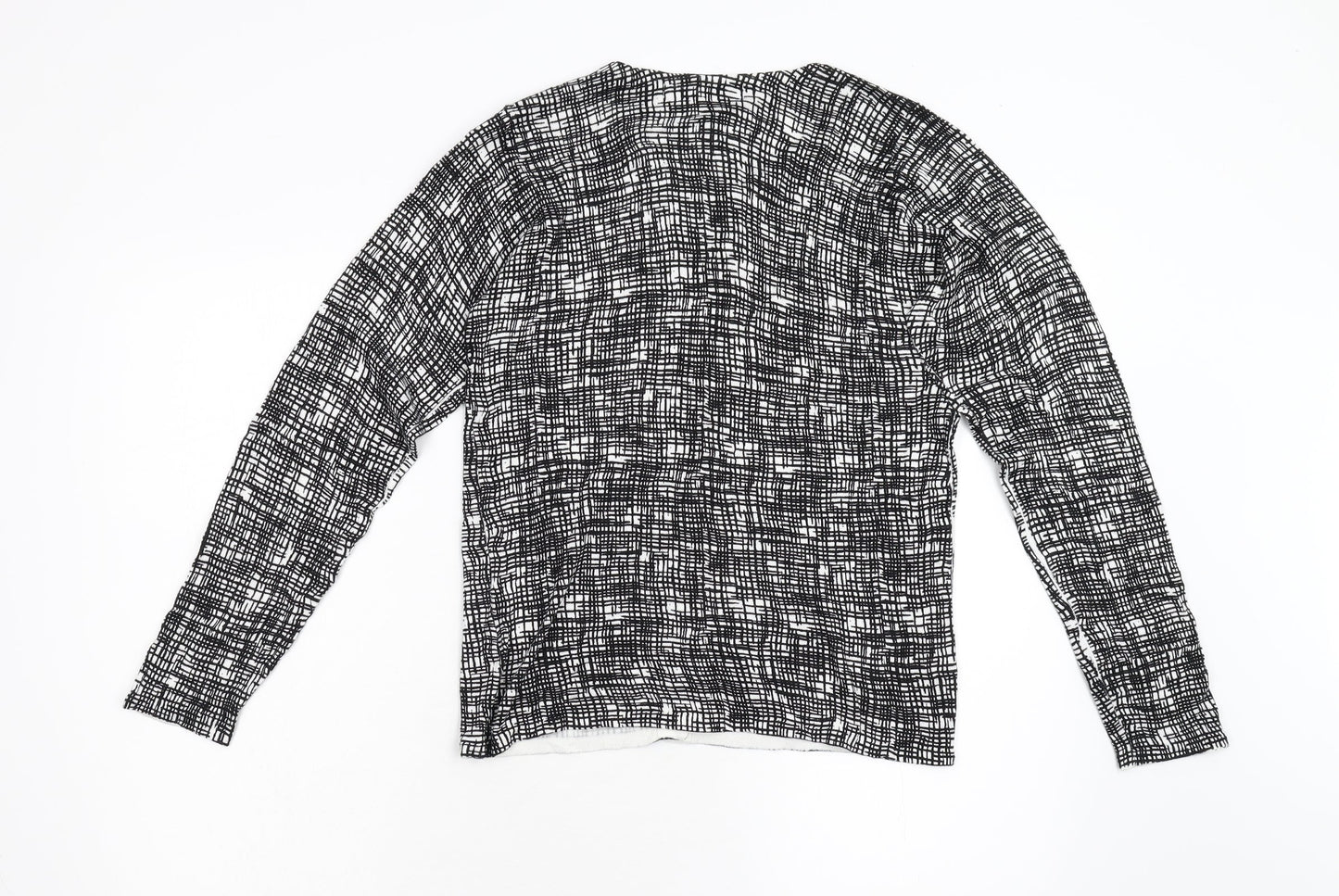 Isle Womens Black  Knit Cardigan Jumper Size S