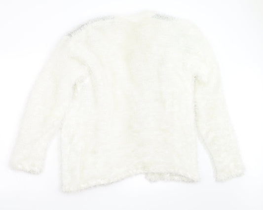Preworn Womens Ivory   Cardigan Jumper Size L