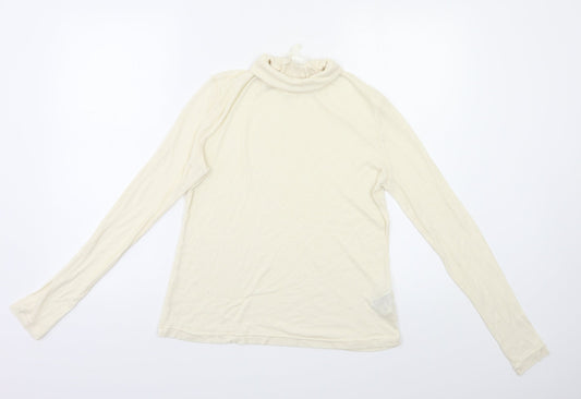H&M Womens Ivory   Pullover Jumper Size L