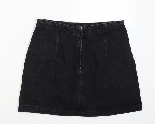 Topshop Womens Black   Straight & Pencil Skirt Size 12
