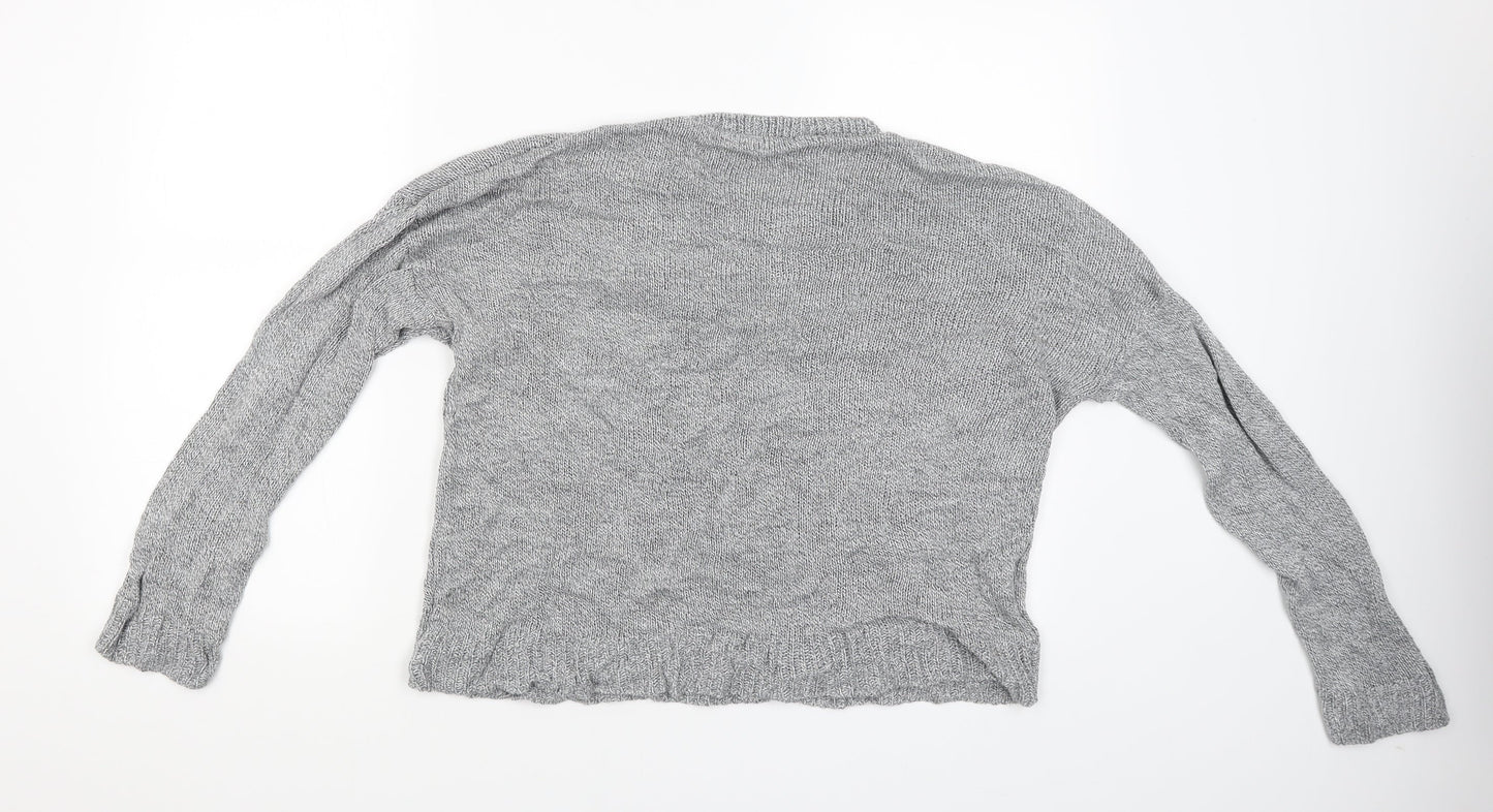 Nasty Gal Womens Grey   Pullover Jumper Size S
