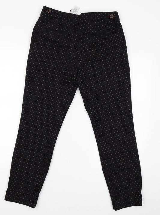 NEXT Womens Blue Argyle/Diamond  Trouser Suit Suit Trousers Size 10 L26 in